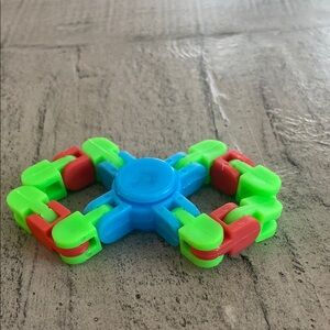 Blue and Green Building Blocks Set for Creative Play